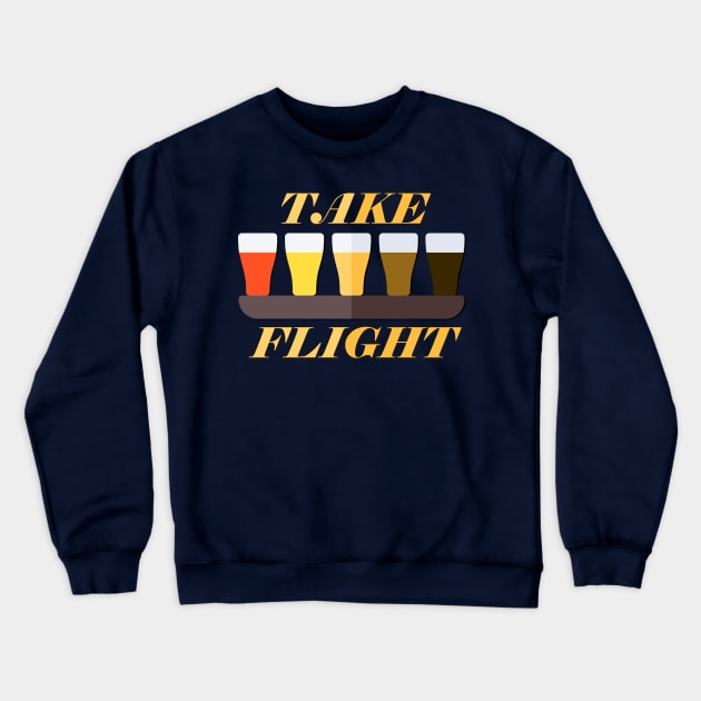 Take Flight Crewneck Sweatshirt by 5 Minute Brewery